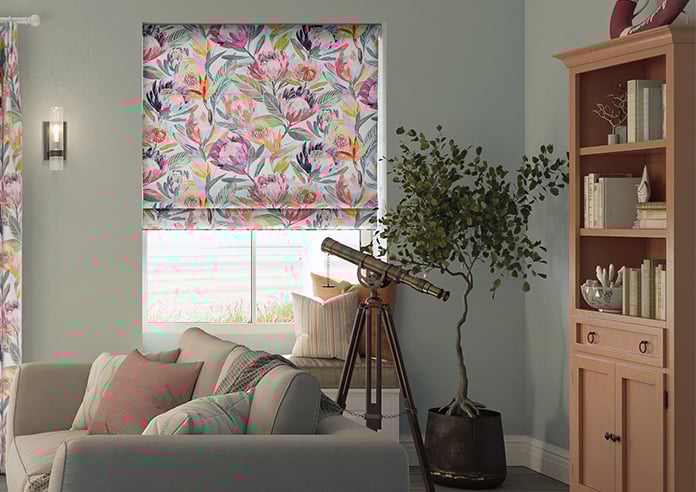 Ophelia, Rainbow - Twist&Fit Roman Blind - Image 3